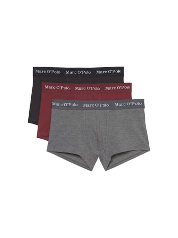 Marc O'Polo Trunk Essentials in black, deep ruby, grey melange