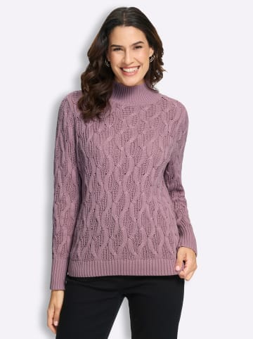 WITT WEIDEN Stehkragen-Pullover in mauve