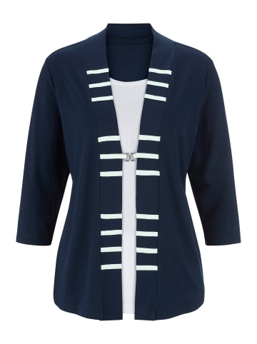 WITT WEIDEN 2-in-1-Shirt in marine-ecru