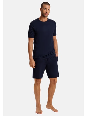 Hanro Schlafanzug Oberteil Night & Day in Deep navy