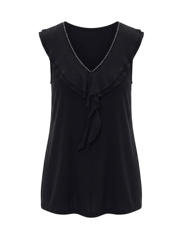 MIAMODA Strick-Top in schwarz