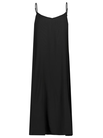 Eight2Nine Sommerkleid Spaghettiträgern Langes Slipdress in Schwarz