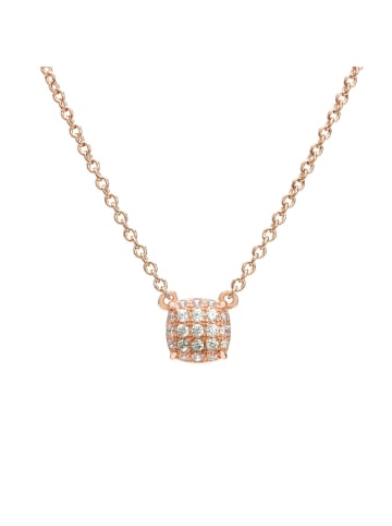 EYE CANDY Collier "KISSEN" in Rosegold aus Sterling-Silber