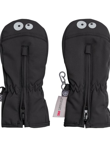Color Kids Feustling Mittens W. Zipper in Anthrazit