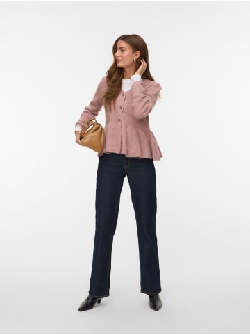 Vero Moda Strickjacke in Adobe Rose