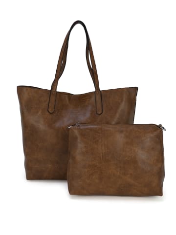 Harpa Shopper SLOAN in chocolate brown