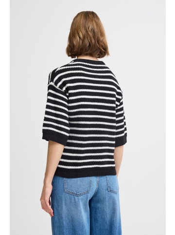 b. young BYMIKALA VAFFFEL JUMPER - KNIT Loose fit in Black Mix