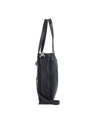 Cowboysbag Bonanza Buckley Schultertasche Leder 32 cm Laptopfach croco black