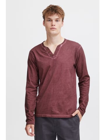!SOLID Langarmshirt SDTinox 21103581 ME Langarmshirt mit V-Ausschnitt in Rot