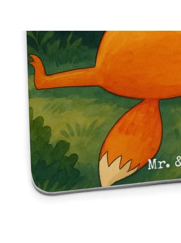 Mr. & Mrs. Panda Glasuntersetzer Fuchs Sterne Design ohne Spruch in Weiß