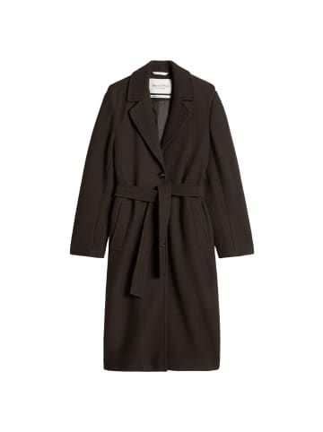 Marc O'Polo Wollmantel slim in Burnt Coffee