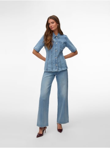 Vero Moda Jeanshemd in Light Blue Denim