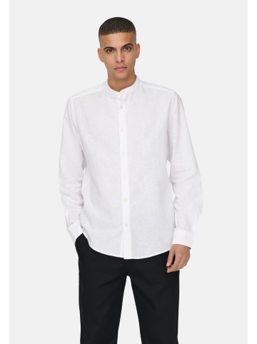 Only&Sons Hemd 'CAIDEN SOLID' in weiß
