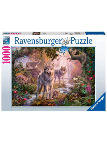 Ravensburger Wolfsfamilie im Sommer - Puzzle mit 1000 Teilen