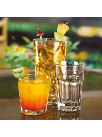 Libbey Rocks -GIBRALTAR- 12er Set, Ø 8 cm, 207 ml, H: 8 cm, Glas            