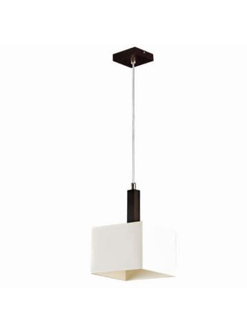 Licht-Erlebnisse Pendelleuchte in Dunkles Braun Beige