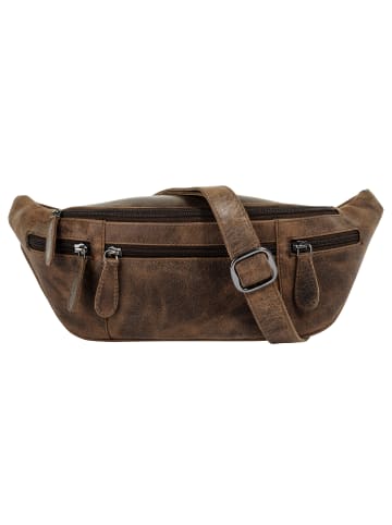 Bagan Gürteltasche echt Leder in braun