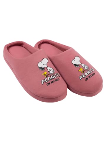 Snoopy The Peanuts Snoopy Hausschuhe Woodstock Puschen Slipper Pantoffeln in rosa
