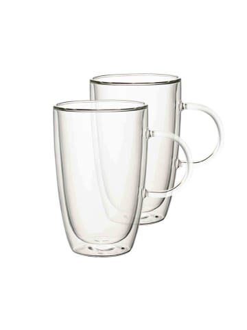 Villeroy & Boch 2er Set Tassen Artesano Hot and Cold 450 ml in transparent