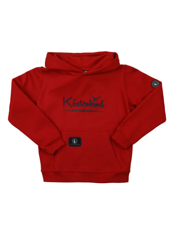 SCHIETWETTER Kinder Kapuzenpullover "Küstenkind" in red/navy