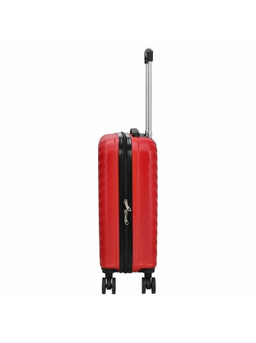 Paradise by CHECK.IN Kingston - 4-Rollen-Kabinentrolley 55 cm (lila) in rot