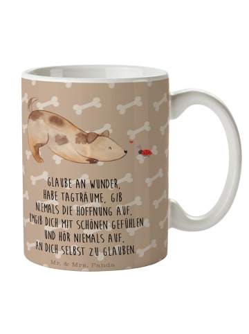 Mr. & Mrs. Panda Becher Hund Marienkäfer mit Spruch in Hundeglück