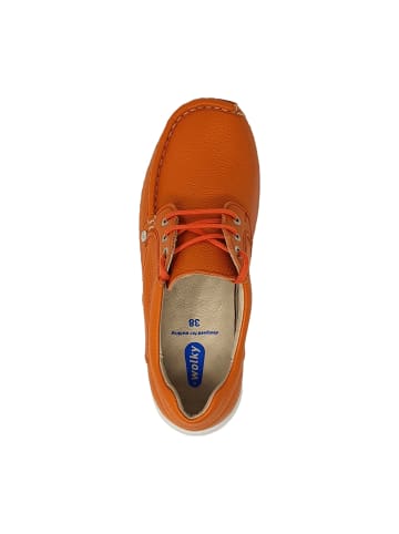 wolky Mokassins Schnürschuhe in Orange