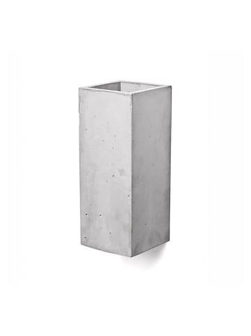 Kiom Beton Wandleuchte Guro 10 x 25 x 10 in hellgrau