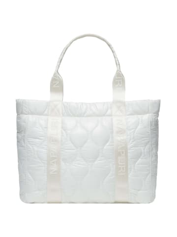 Napapijri Women's H-Nuage T - Shopper 42 cm (white heron) in white heron