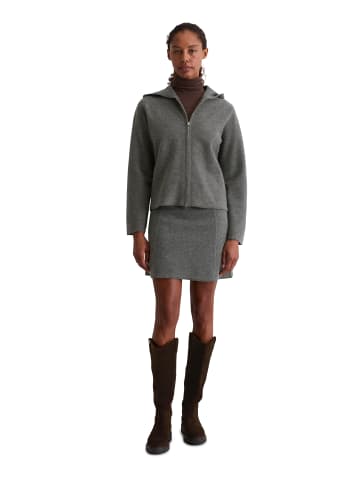 Marc O'Polo Zip-Cardigan loose in rocky grey melange