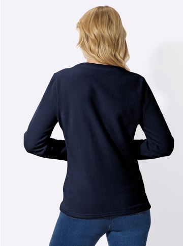Sieh an! Fleece-Shirt in marine