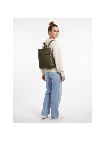 The Chesterfield Brand Ilara City Rucksack Leder 32 cm olive green