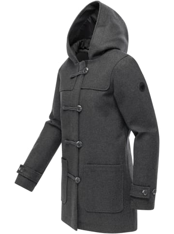 ragwear Wintermantel Duffina YOUMODO in Dark Grey