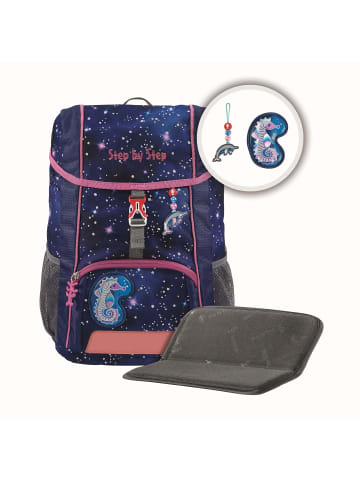 Step by Step Kunderrucksack KID REFLECT Star Seahorse Zoe 3-tlg. in lila