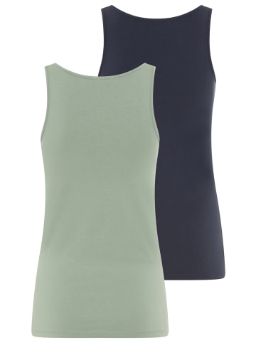 Tamaris Tanktop in navy / salbei