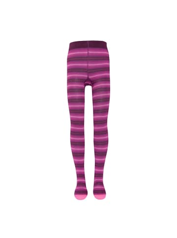 ewers 2er-Set Strumpfhose 2er Pack Ringel/Uni in dkl. himbeere