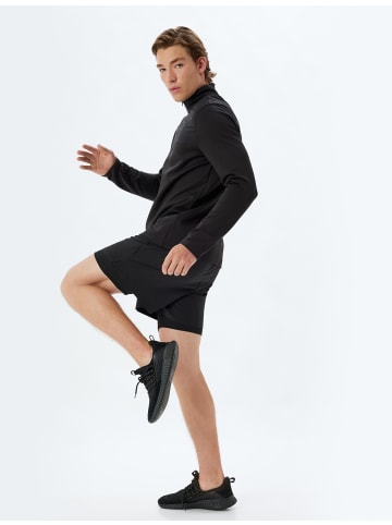 KOTON Shorts in Schwarz