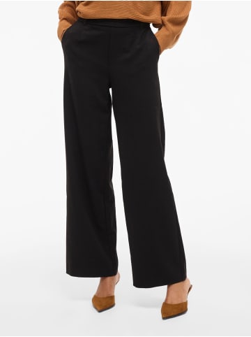 Vila Wide Leg Hose in Black