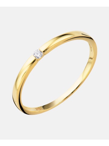 Diamant L'éternel Ring aus 375 Gelbgold mit Diamant