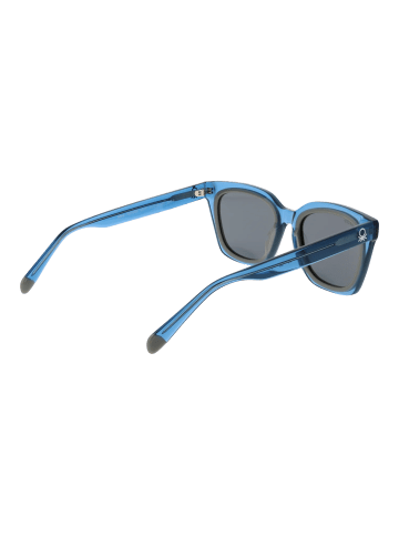Benetton Frauen Sonnenbrille Quadratisch Blau