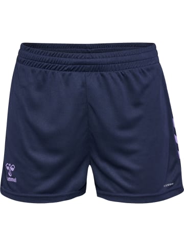 Hummel Hummel Kurze Hose Hmlstaltic Damen in MARINE/PAISLEY PURPLE