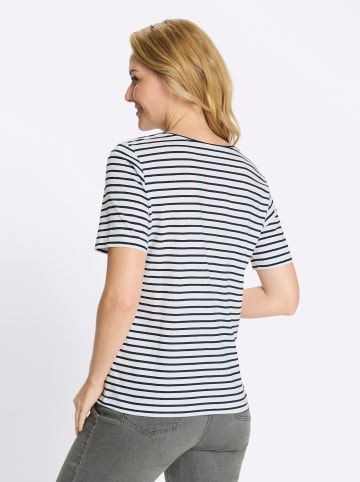 Sieh an! Ringelshirt in marine-weiß-gestreift