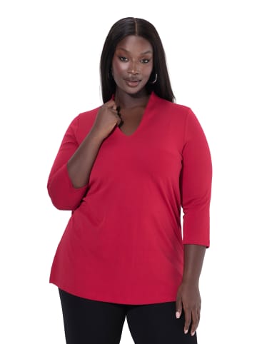 Ulla Popken Shirt in kirschrot