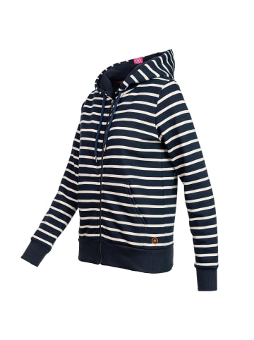 Salzhaut Sweatjacke INGRID in Navy-Beige