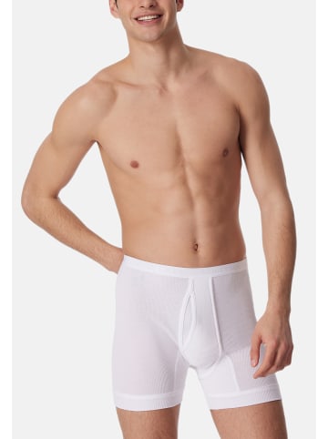 Schiesser Unterhose kurz Original Classics Doppelripp in Weiß