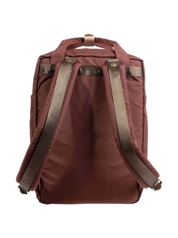 Doughnut Macaroon Jungle 16 - Rucksack 38 cm (brown) in maroon x khaki