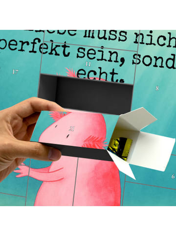 Mr. & Mrs. Panda Befüllbarer Adventskalender Axolotl Liebe Desig... in Weiß