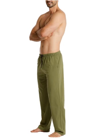 Haasis Bodywear Pyjamahose in olive
