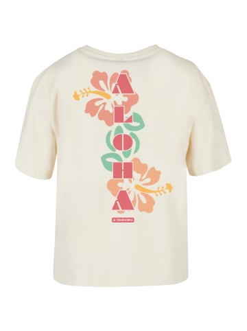 F4NT4STIC Everyday T-Shirt PLUS SIZE Aloha in Whitesand