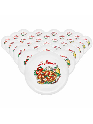VAN WELL 30er Set Pizzateller Napoli in ø 30,5 cm in bunt